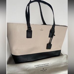 Kate Spade Tote / Cameron Street Harmony / Cream Black Colorblock NWOT+DUST BAG